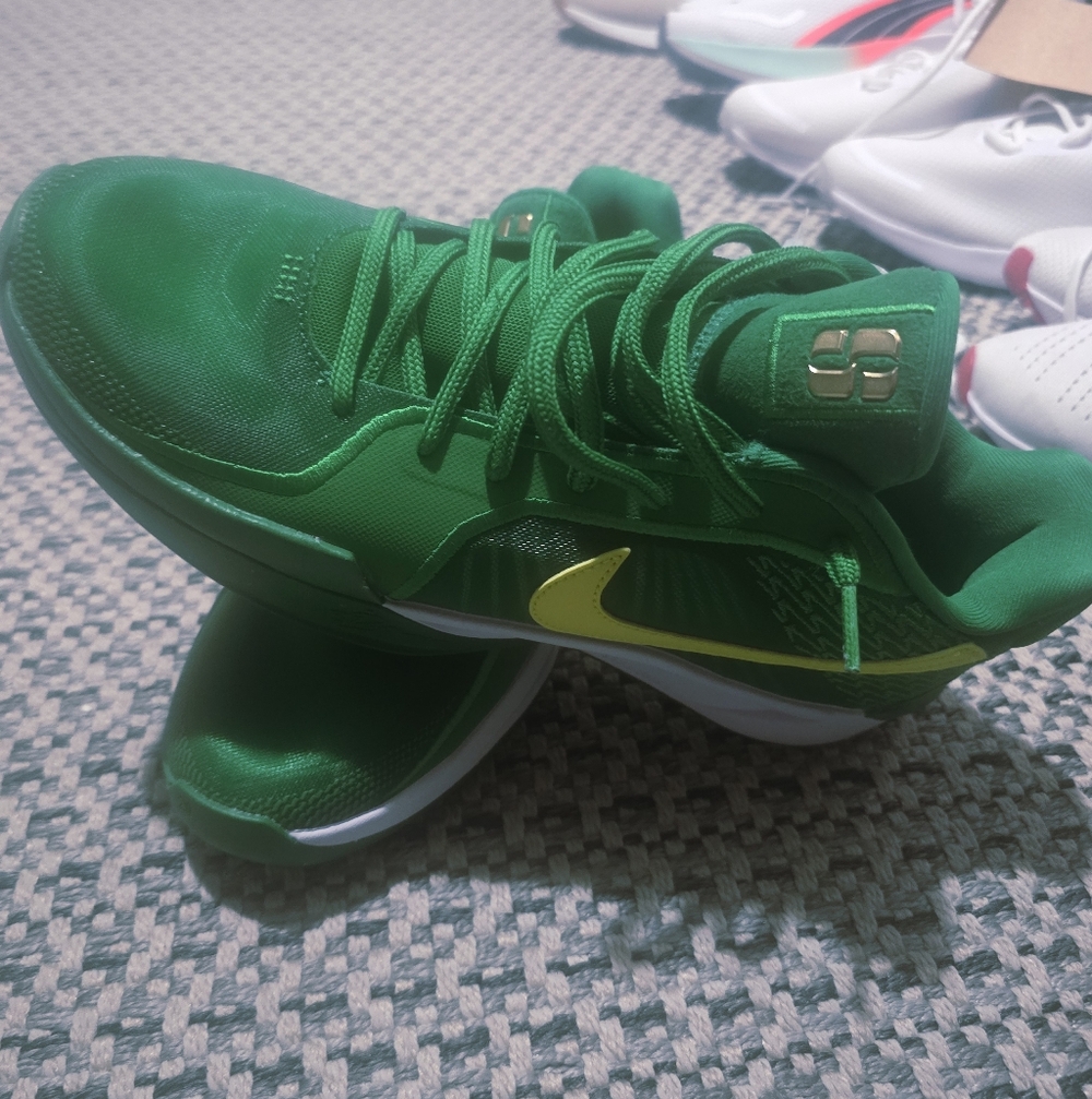 Nike Green and Yellow Athletic Shoes